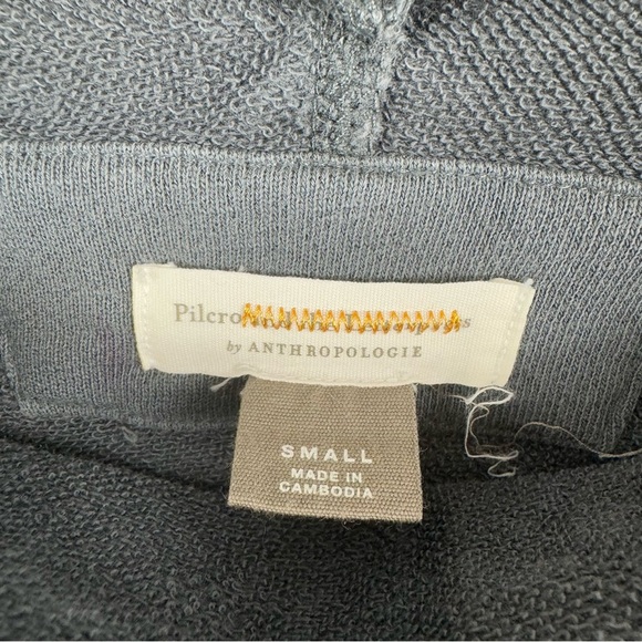 Anthropologie Pilcro and The Letterpress Donna Tunic Sweatshirt Gray Size Small - Picture 2 of 7
